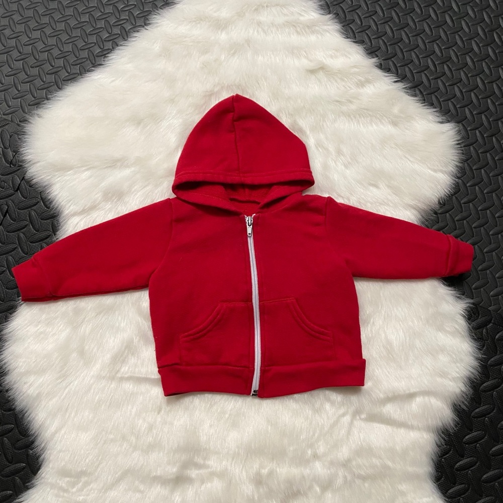 5/25& american apparel red hoodie